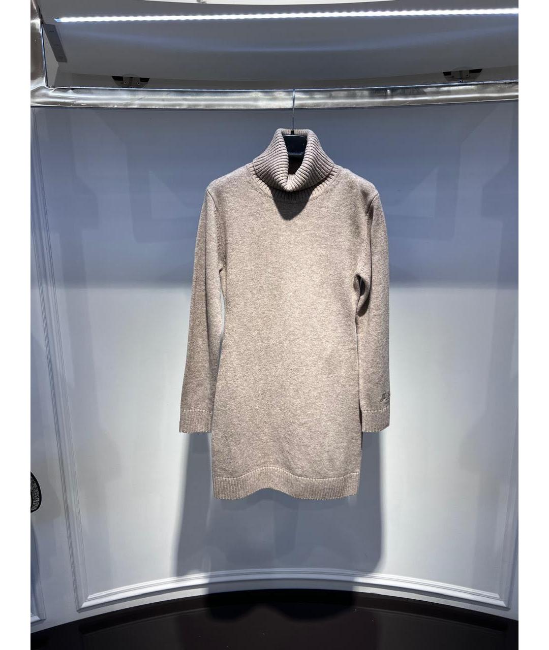 MC2 SAINT BARTH Бежевое повседневное платье, фото 3