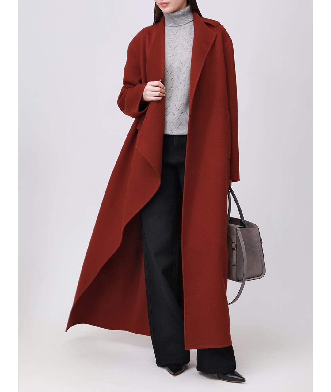 KITON Красное кашемировое пальто, фото 2
