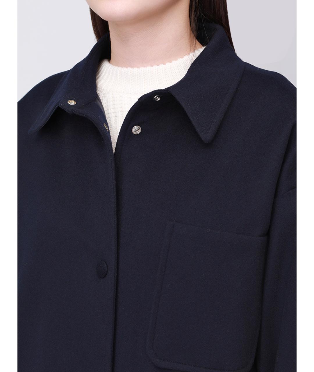 PAUL & SHARK Темно-синяя кашемировая куртка, фото 5