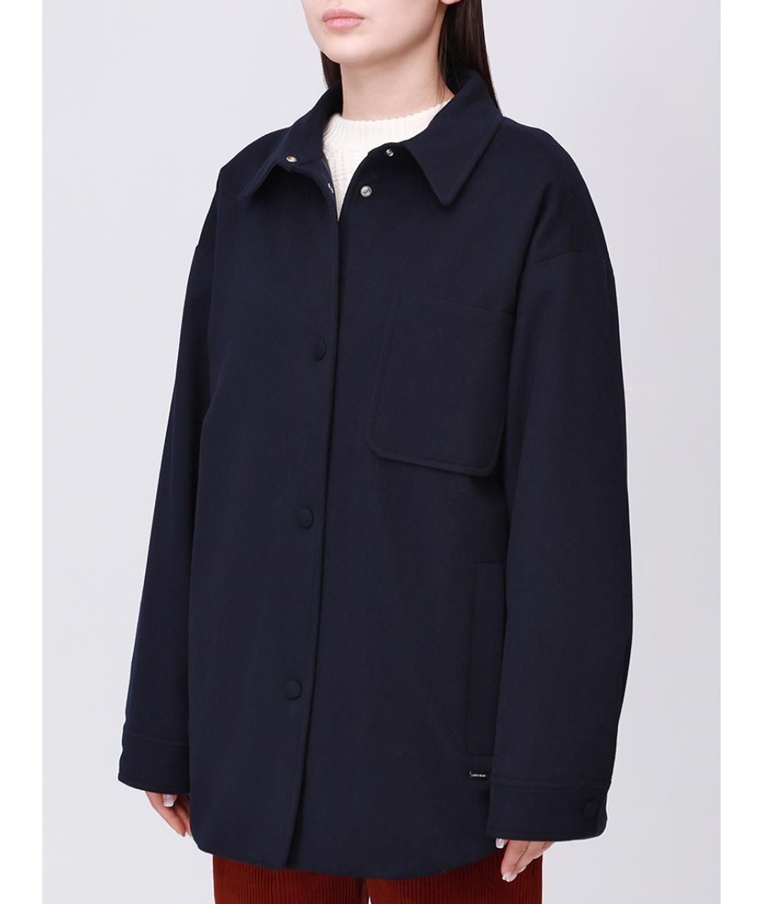 PAUL & SHARK Темно-синяя кашемировая куртка, фото 4