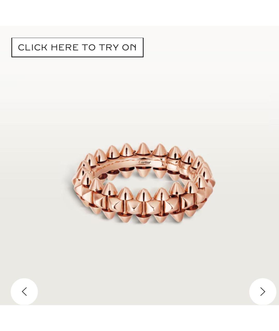 CARTIER Кольцо из розового золота, фото 5