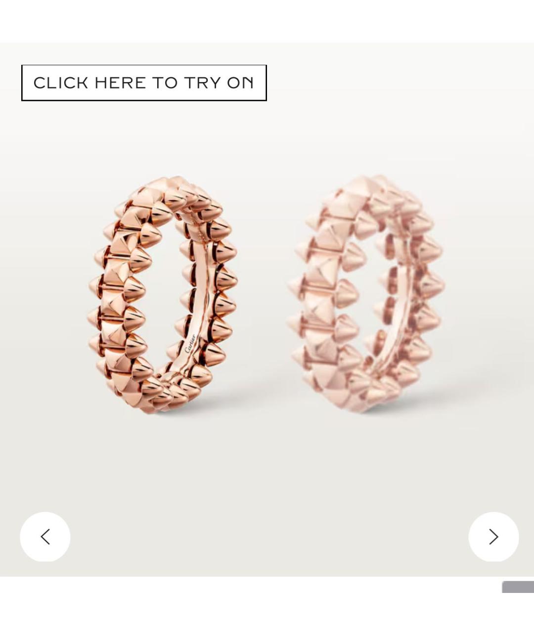 CARTIER Кольцо из розового золота, фото 2