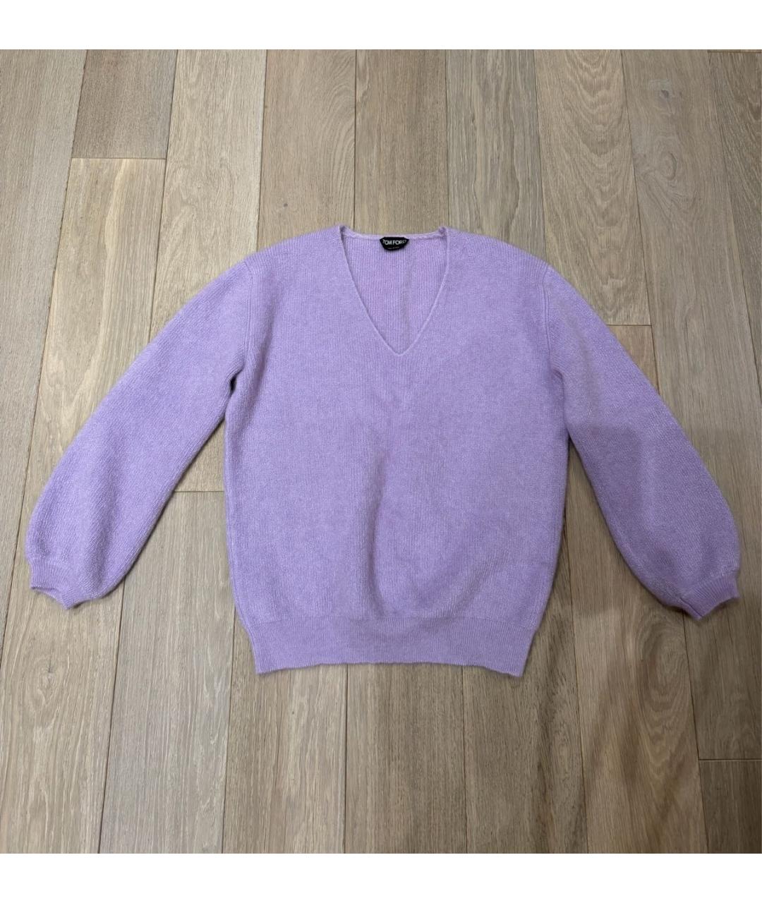 TOM FORD Фиолетовый джемпер / свитер, фото 4