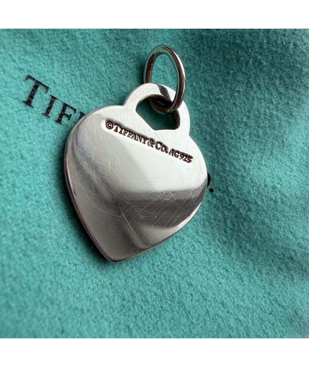 TIFFANY&CO Серебрянный серебряный кулон, фото 6