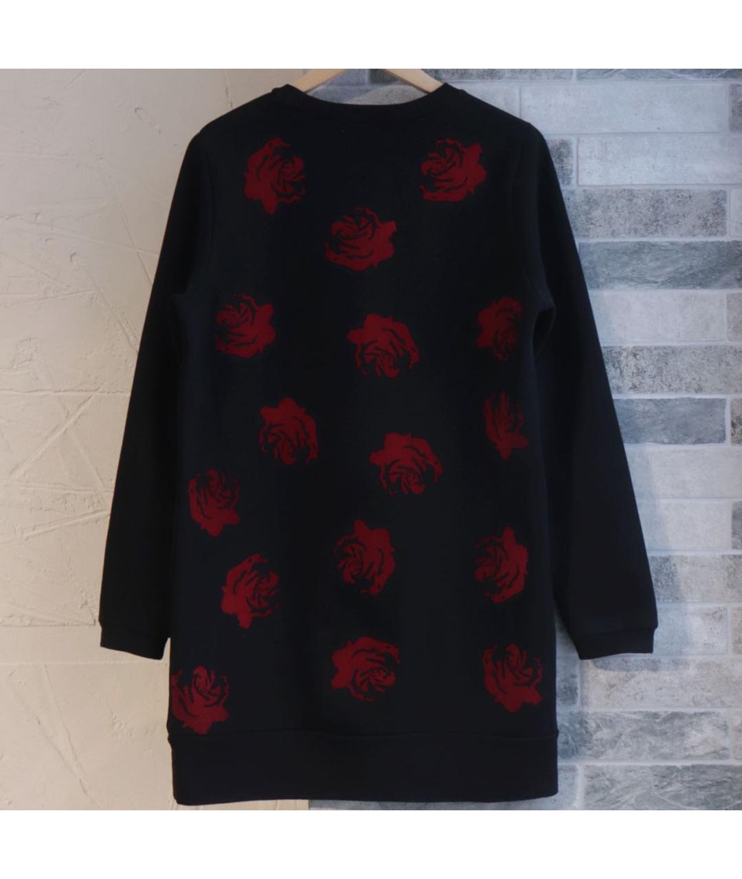 OPENING CEREMONY Черное хлопковое повседневное платье, фото 3