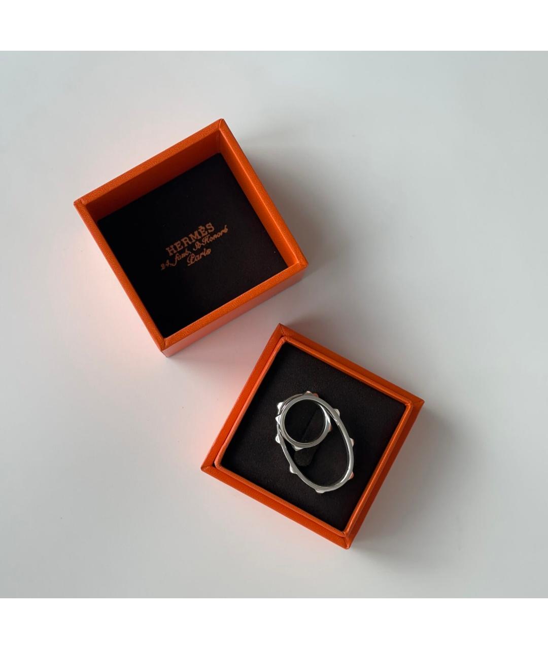 HERMES Серебряное серебряное кольцо, фото 3