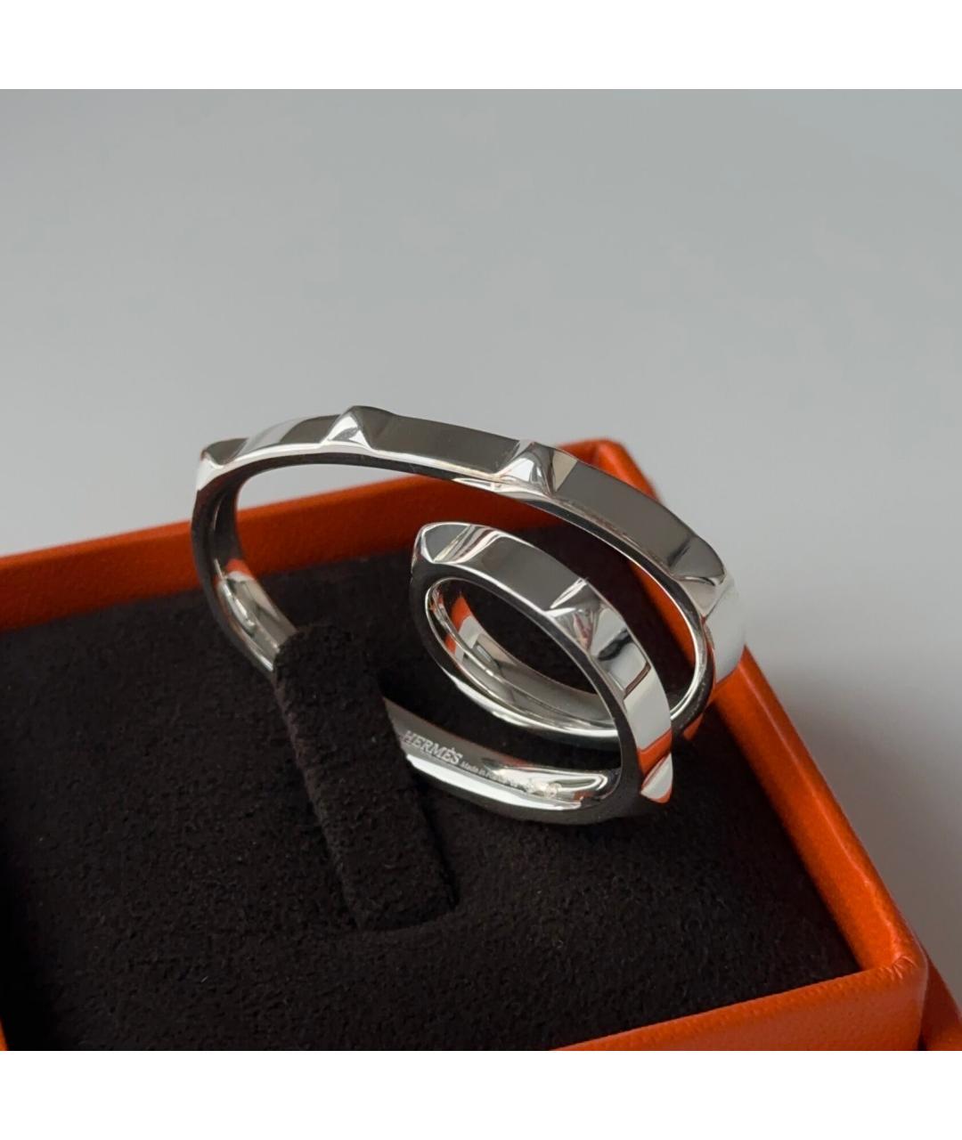 HERMES Серебряное серебряное кольцо, фото 4