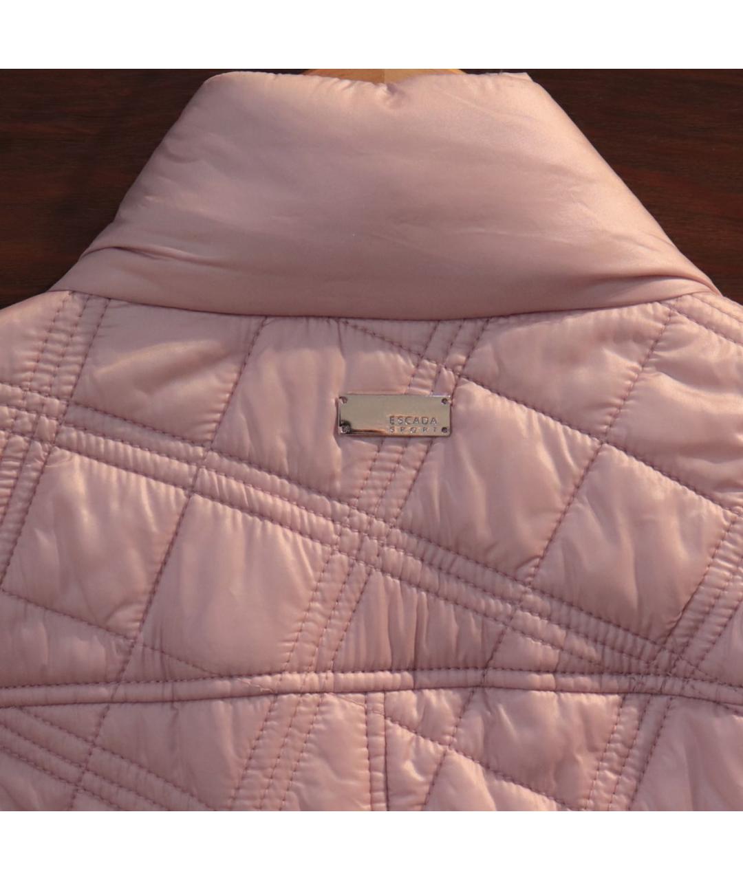 ESCADA Розовый полиамидовый жилет, фото 8