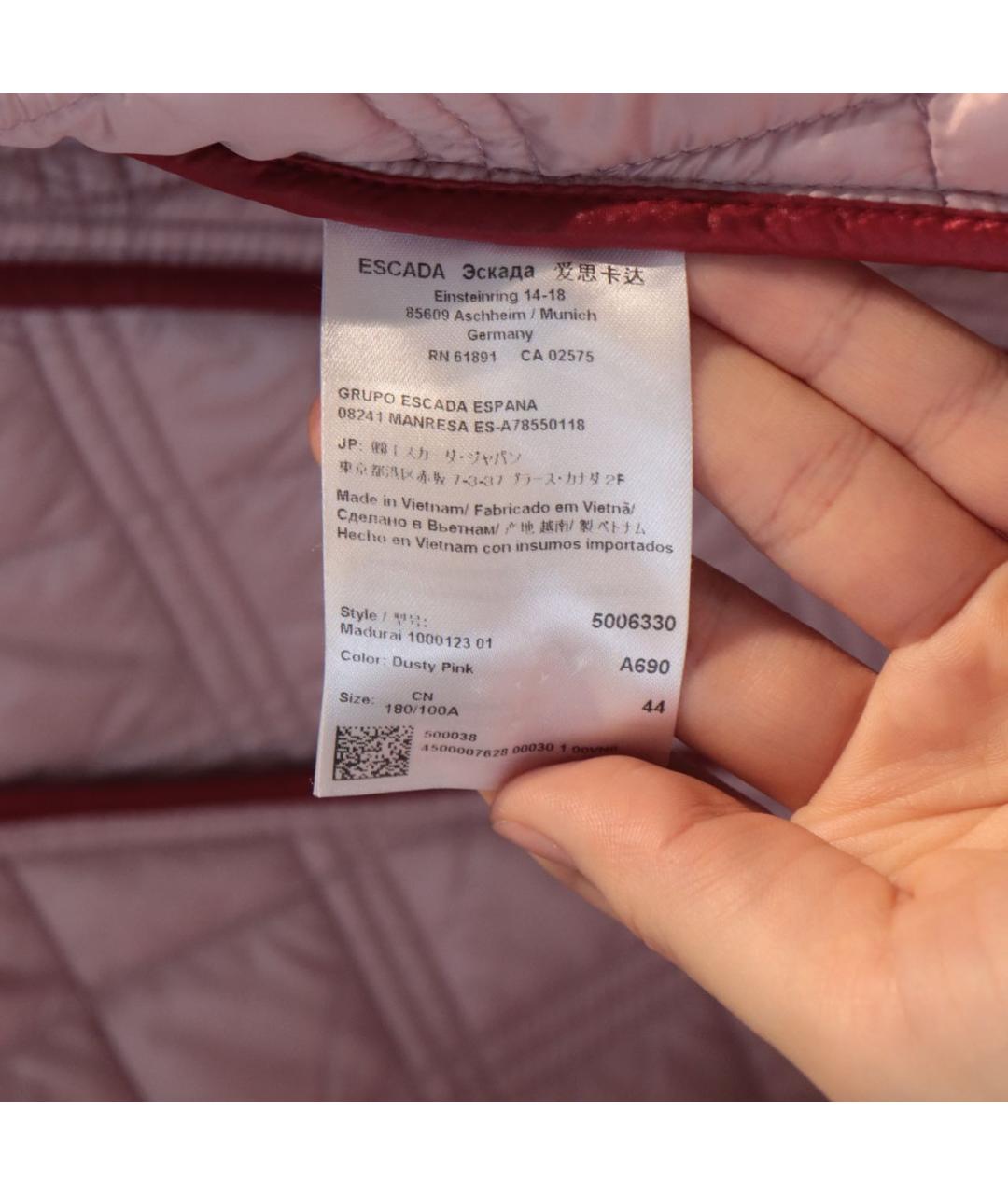 ESCADA Розовый полиамидовый жилет, фото 7