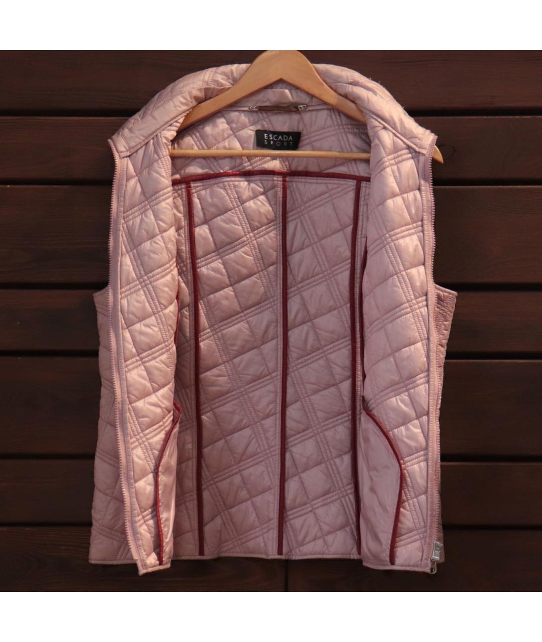 ESCADA Розовый полиамидовый жилет, фото 6