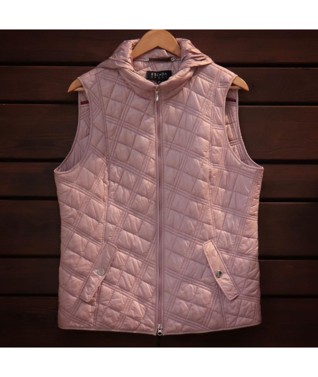 ESCADA Розовый полиамидовый жилет, фото 9