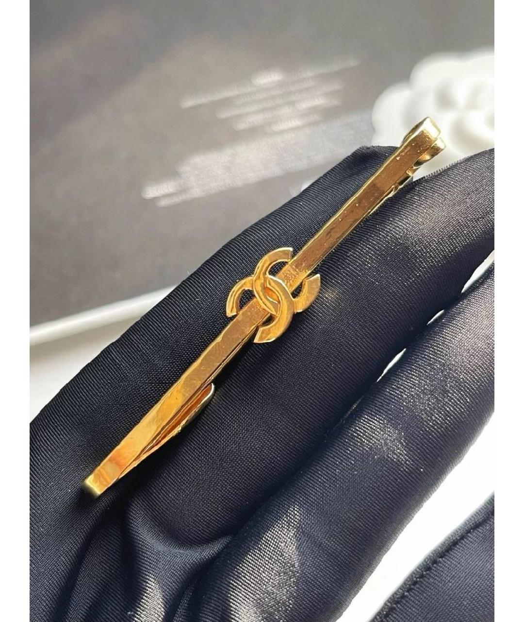 CHANEL Золотая булавка / брошь, фото 4