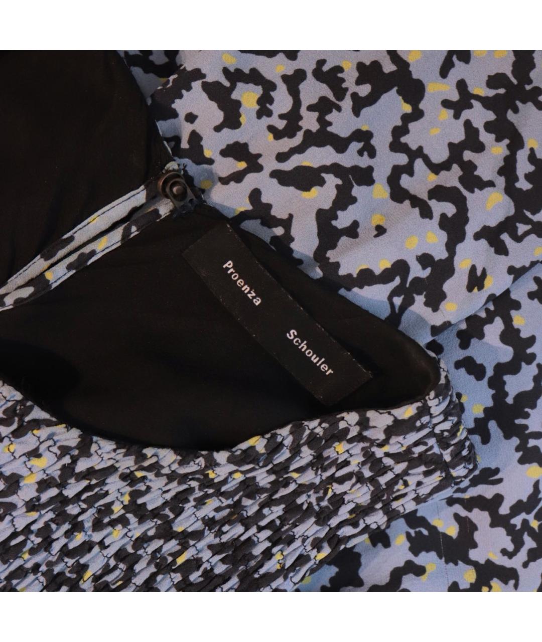 PROENZA SCHOULER Мульти шелковое повседневное платье, фото 3