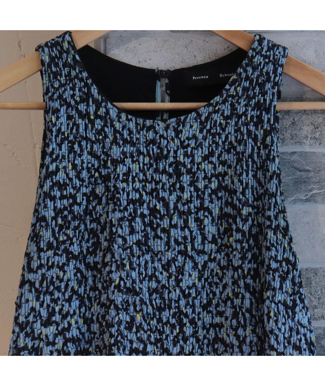 PROENZA SCHOULER Мульти шелковое повседневное платье, фото 4