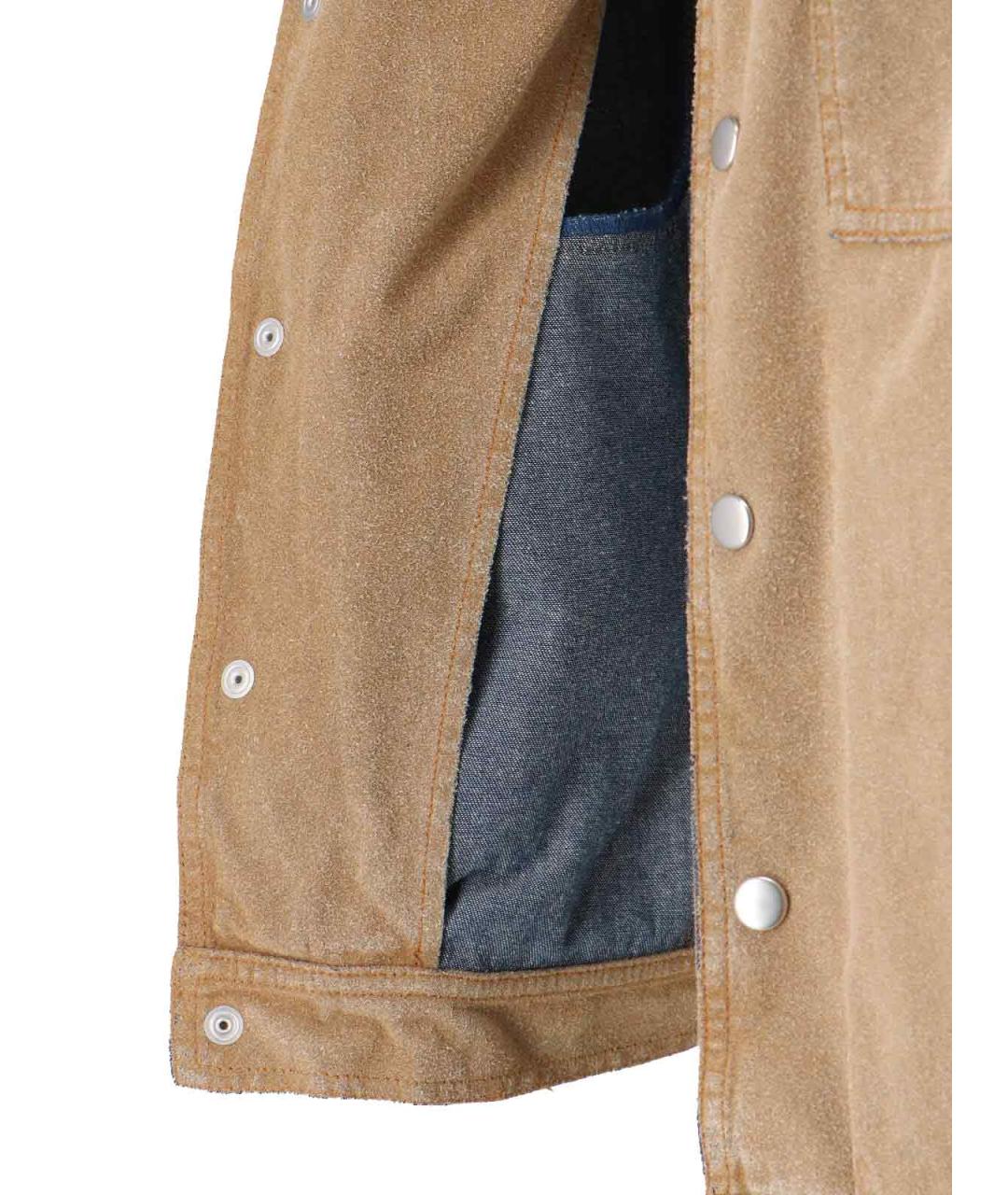 MM6 MAISON MARGIELA Коричневая хлопковая куртка, фото 5