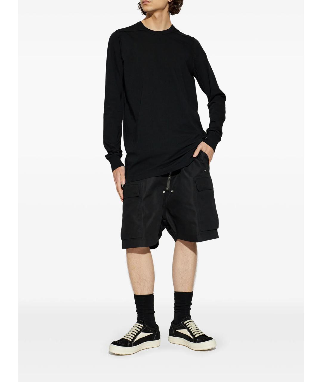 RICK OWENS Черные шорты, фото 2