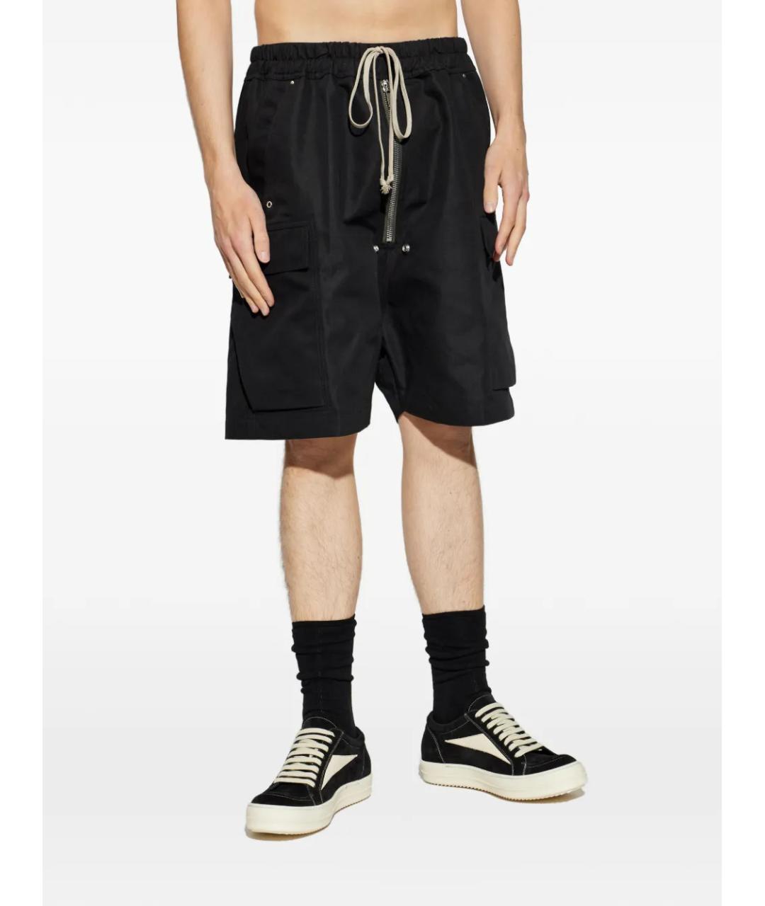 RICK OWENS Черные шорты, фото 3