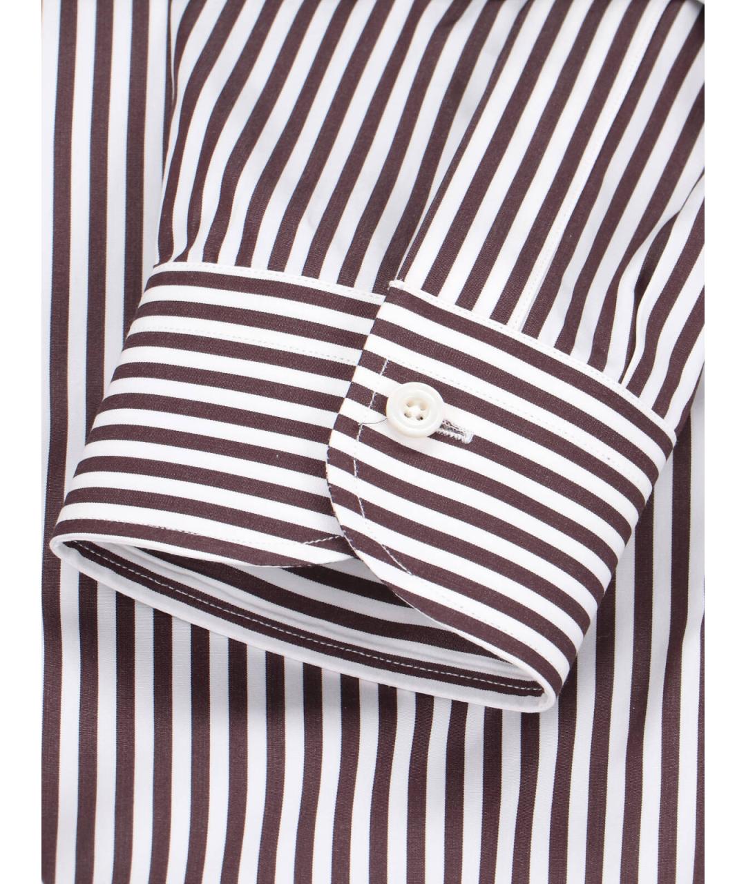 TOM FORD Коричневая хлопковая кэжуал рубашка, фото 4