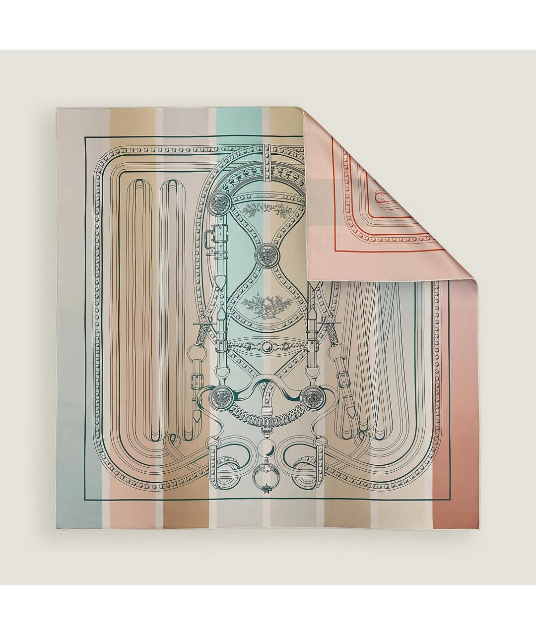 HERMES Шелковый платок, фото 2