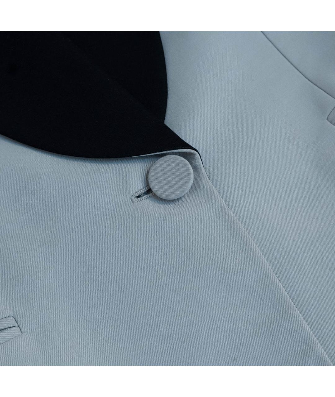 STELLA MCCARTNEY Серый шелковый жакет/пиджак, фото 4