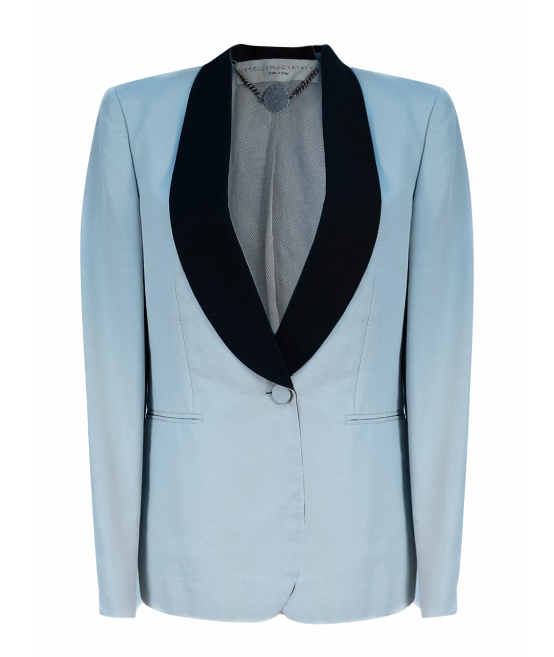 STELLA MCCARTNEY Серый шелковый жакет/пиджак, фото 1