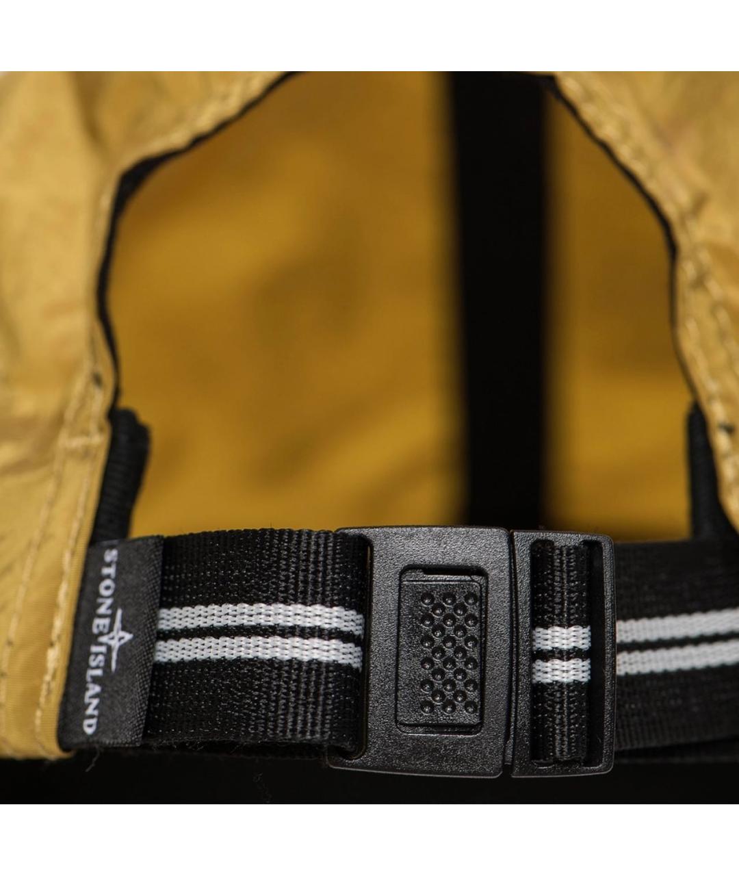 STONE ISLAND Горчичная кепка/бейсболка, фото 5