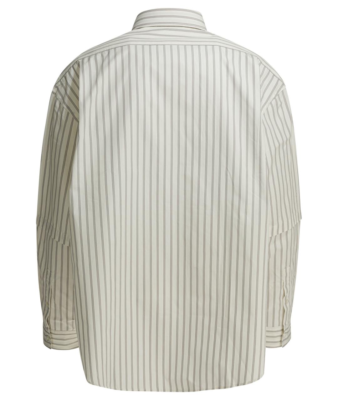 ACNE STUDIOS Белая хлопковая кэжуал рубашка, фото 2