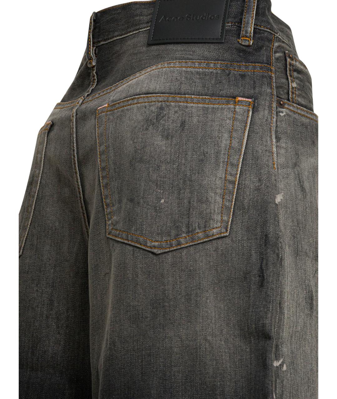 ACNE STUDIOS Черные хлопковые шорты, фото 4