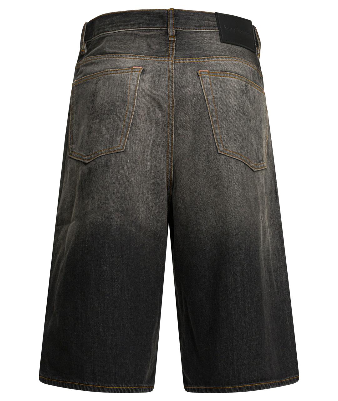 ACNE STUDIOS Черные хлопковые шорты, фото 2