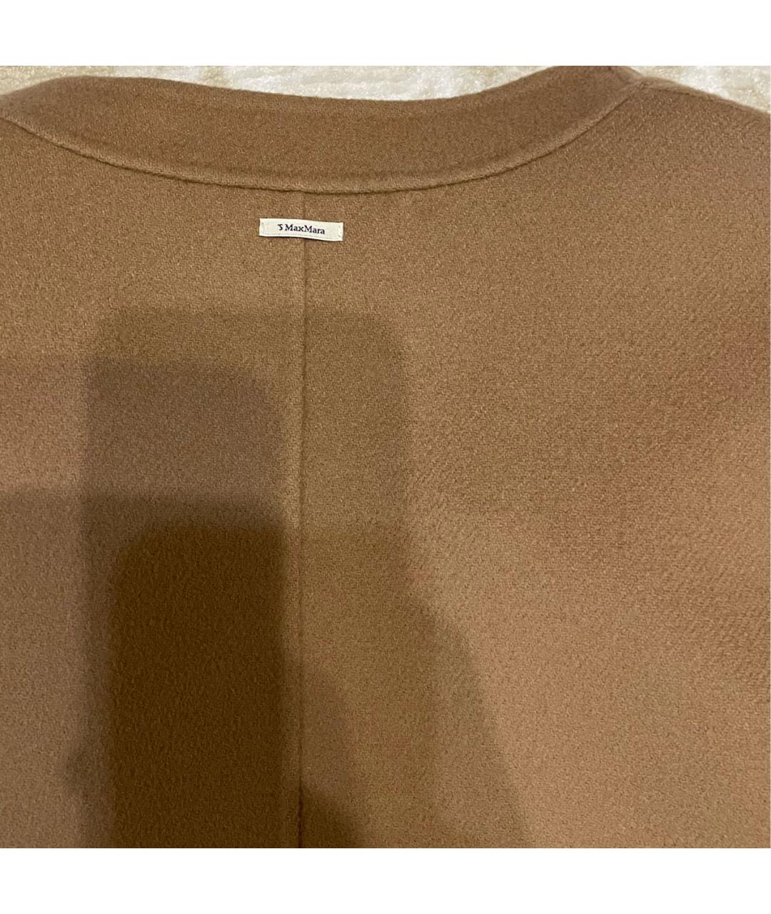 'S MAX MARA Коричневый шерстяной жакет/пиджак, фото 7