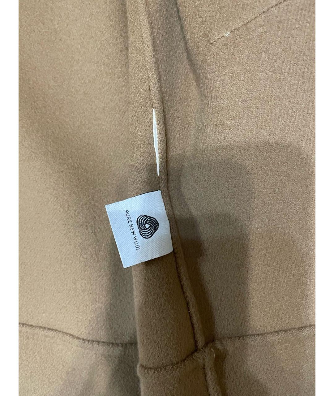 'S MAX MARA Коричневый шерстяной жакет/пиджак, фото 8