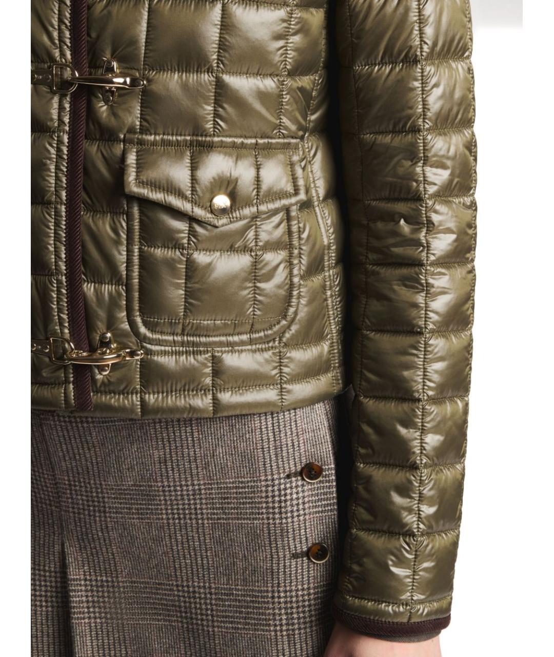 FAY Зеленая полиамидовая куртка, фото 3