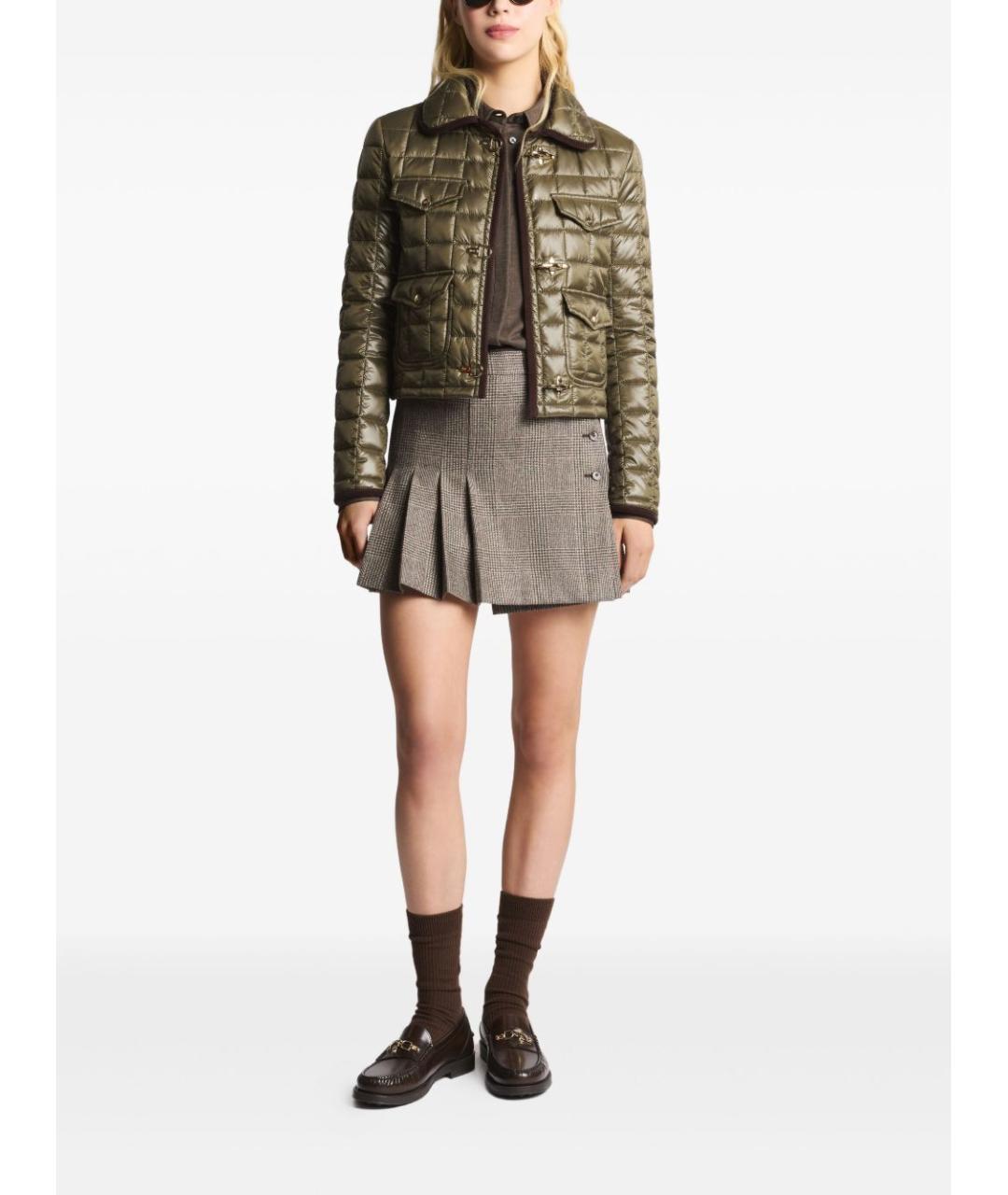 FAY Зеленая полиамидовая куртка, фото 2