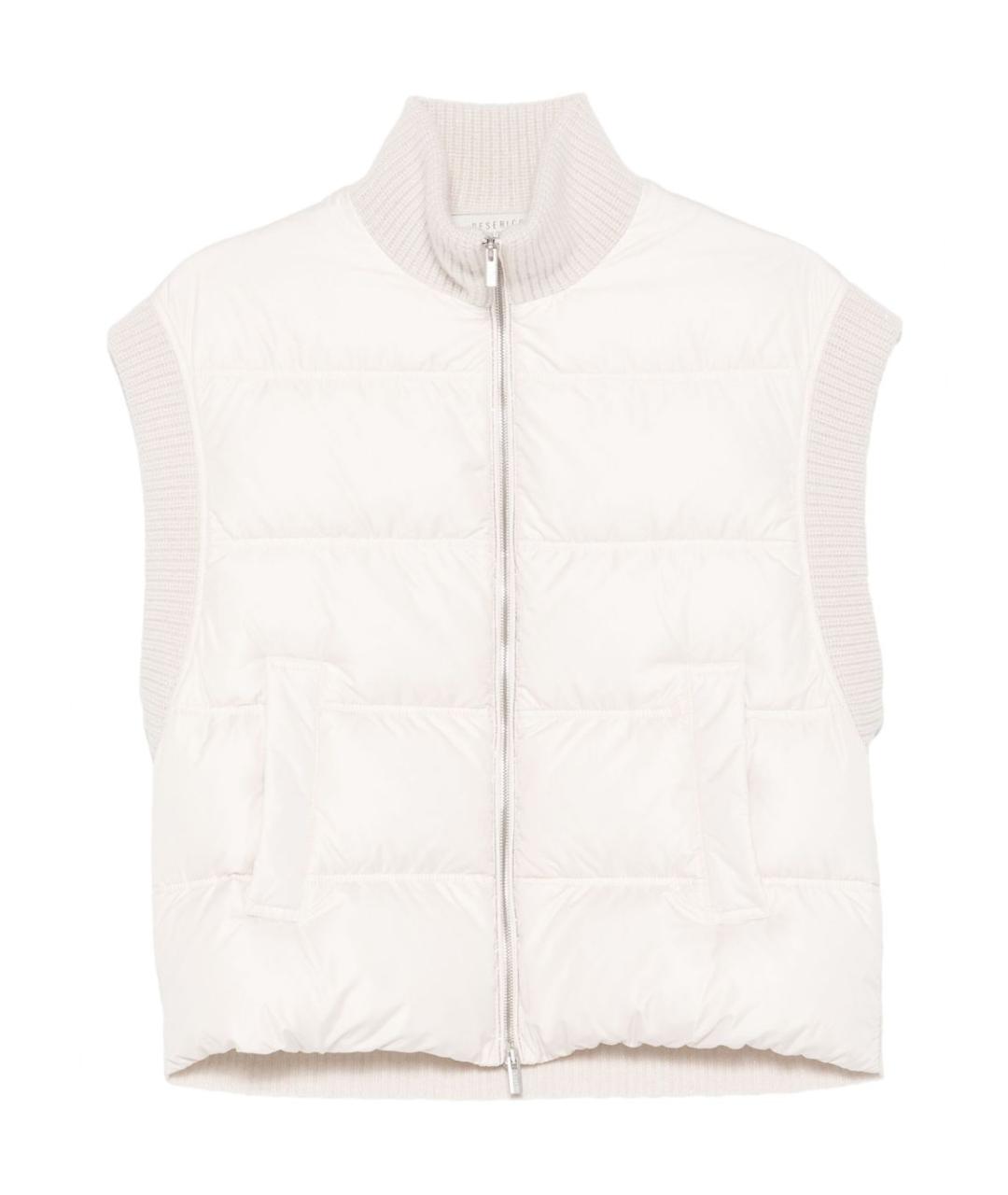 PESERICO Бежевый полиэстеровый жилет, фото 1