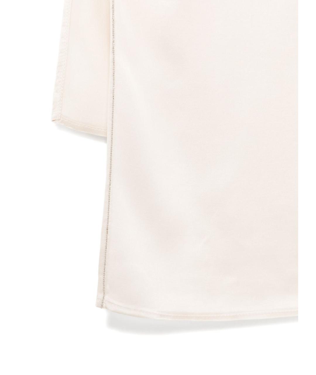 PESERICO Бежевый шарф, фото 3