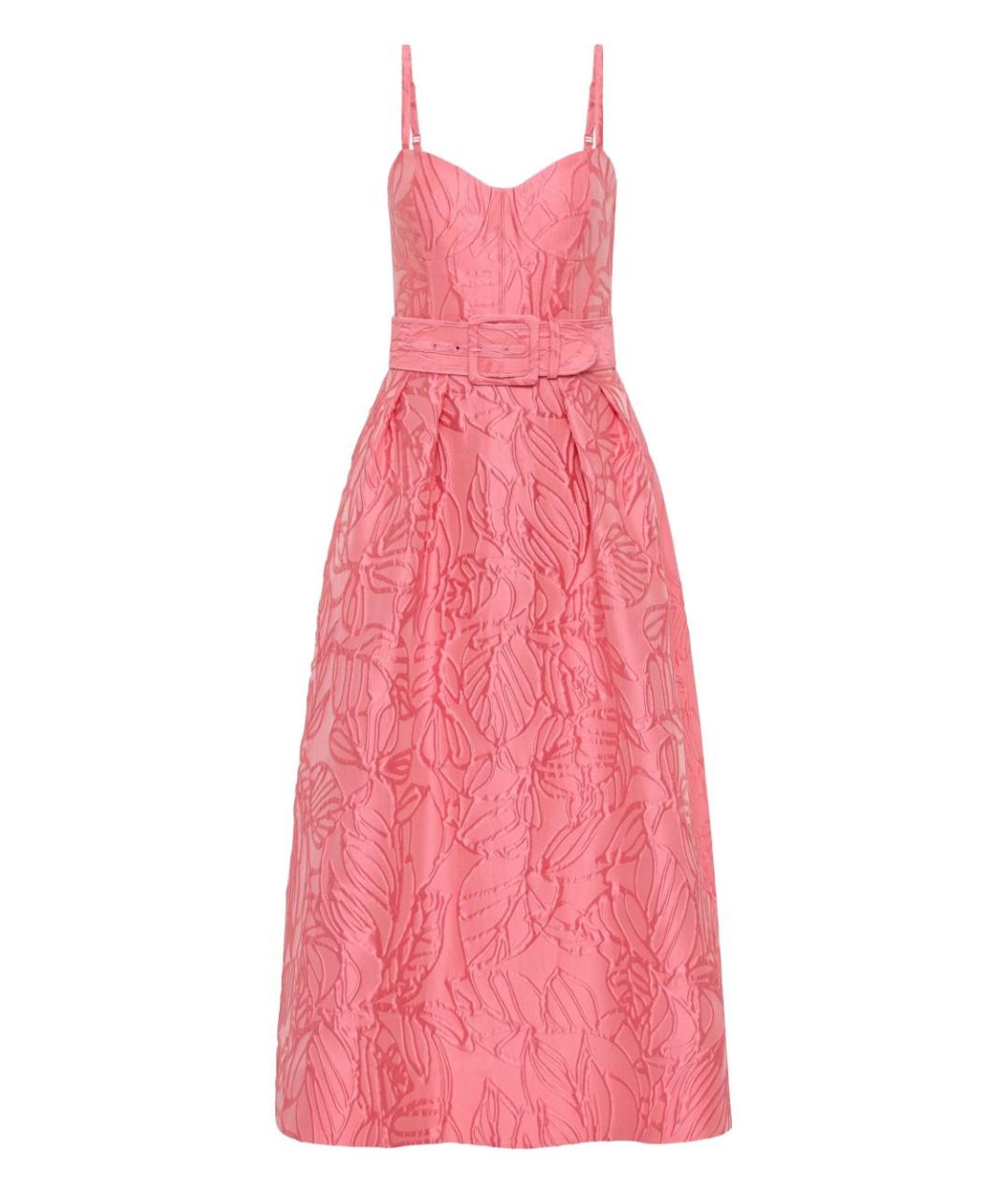 REBECCA VALLANCE Розовое полиэстеровое вечернее платье, фото 1