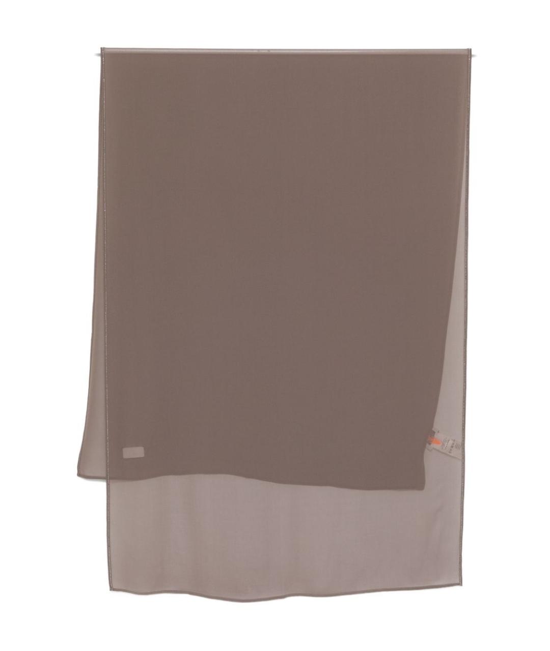 PESERICO Коричневый шарф, фото 1