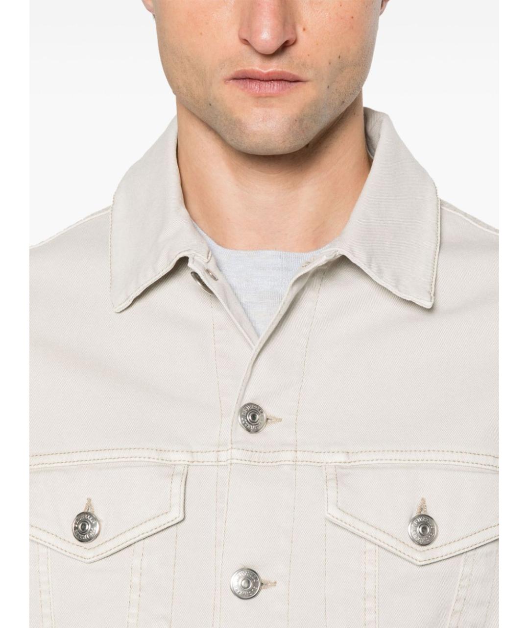 BRUNELLO CUCINELLI Бежевая куртка, фото 5