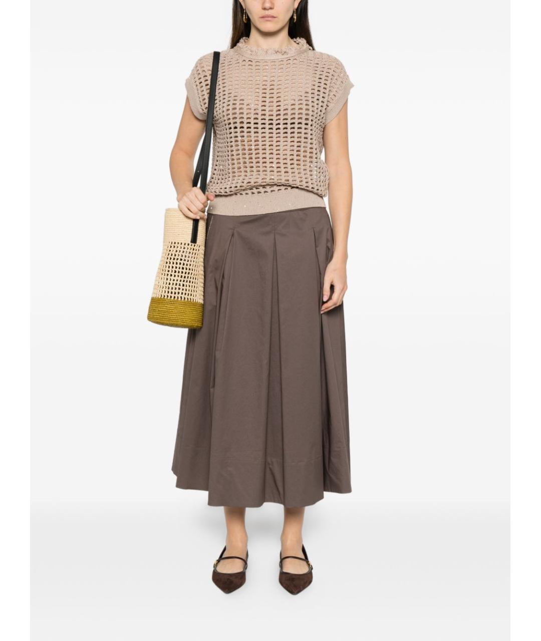 PESERICO Бежевая жилетка, фото 2