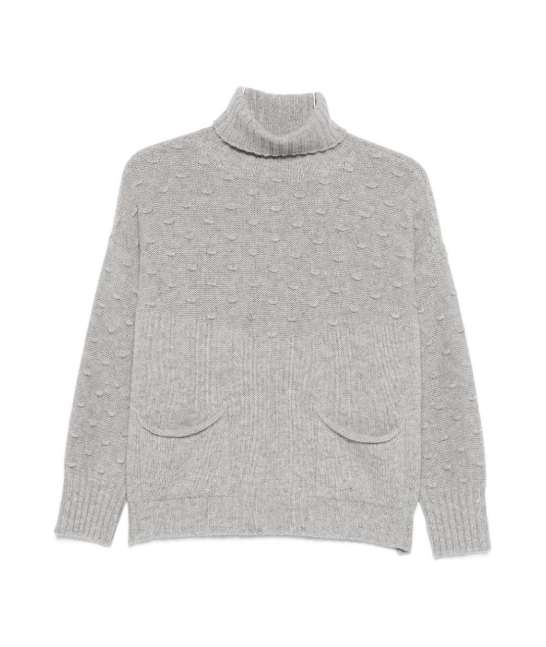 Tabaroni Cashmere Серый шерстяной джемпер / свитер, фото 1