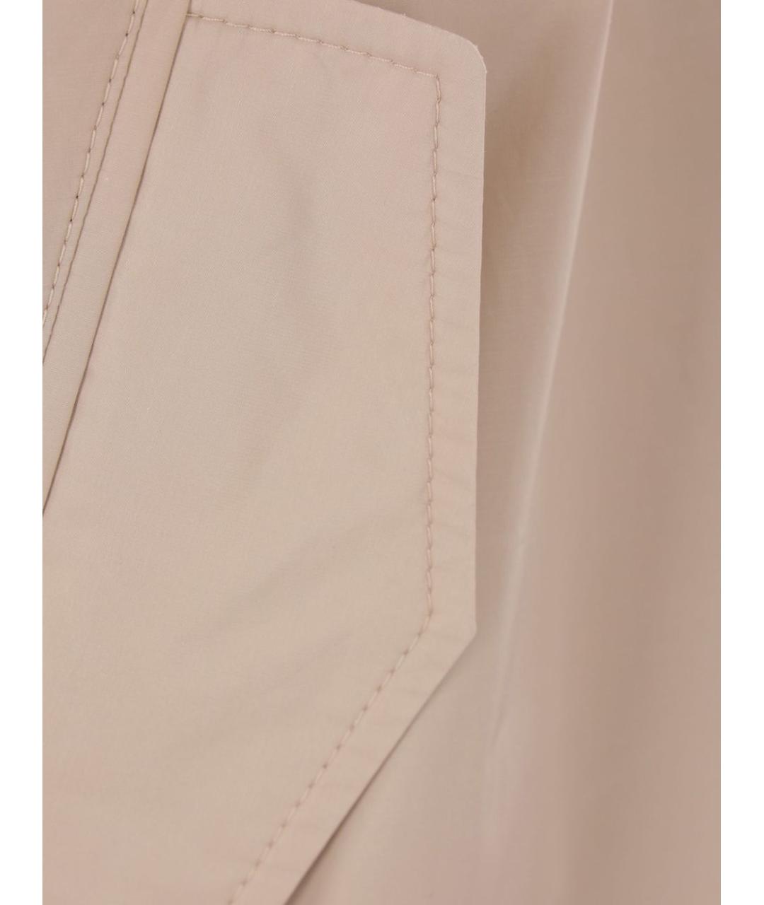 BRUNELLO CUCINELLI Бежевый тренч/плащ, фото 3