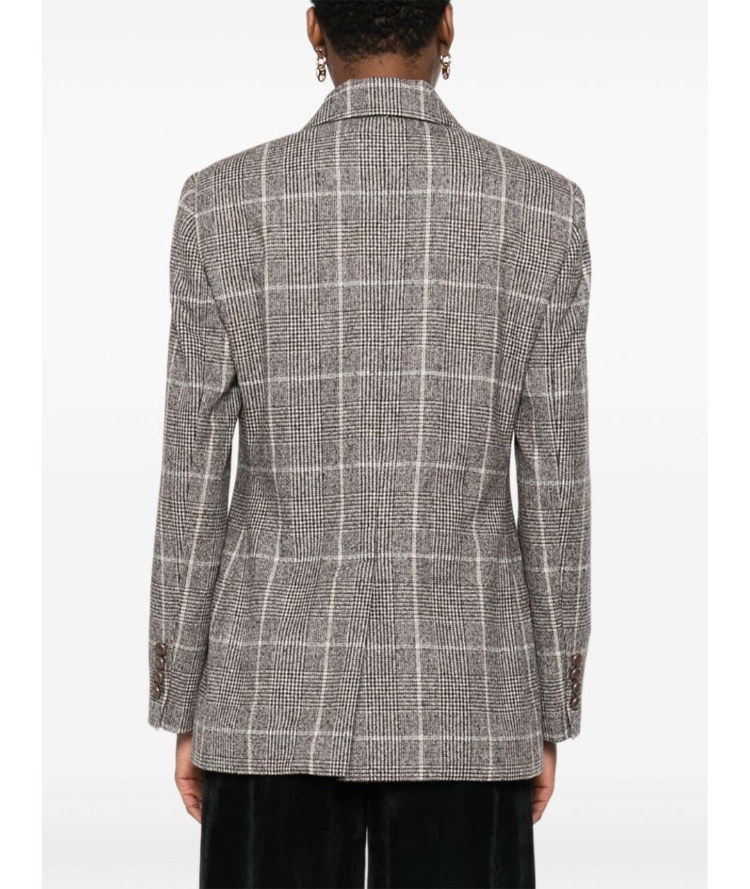 BRUNELLO CUCINELLI Мульти шерстяной жакет/пиджак, фото 5
