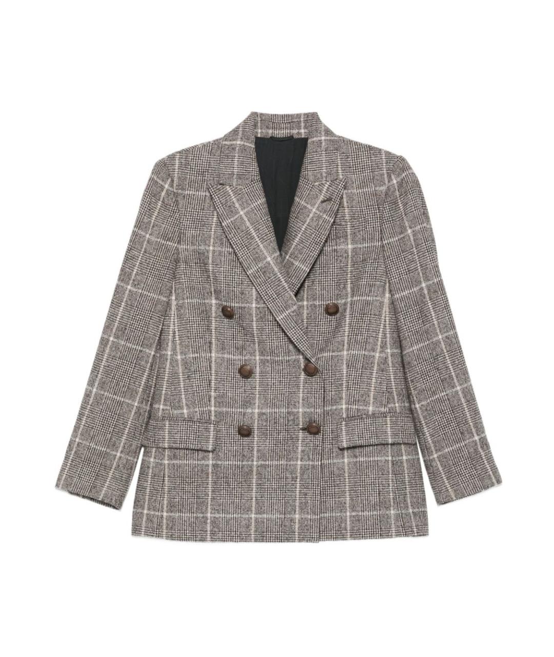 BRUNELLO CUCINELLI Мульти шерстяной жакет/пиджак, фото 1