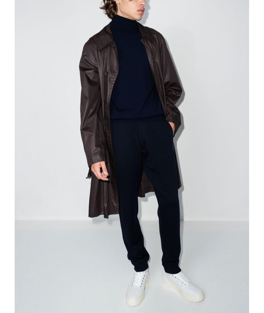 BRUNELLO CUCINELLI Темно-синий кашемировый джемпер / свитер, фото 2