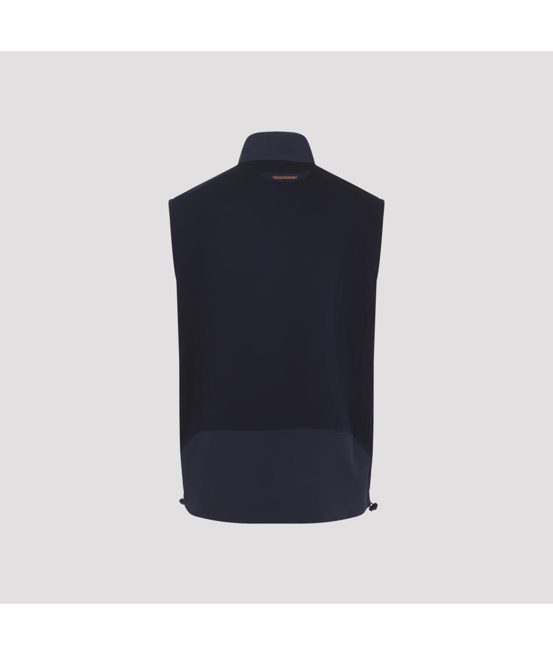 SEASE Синий шерстяной жилет, фото 4