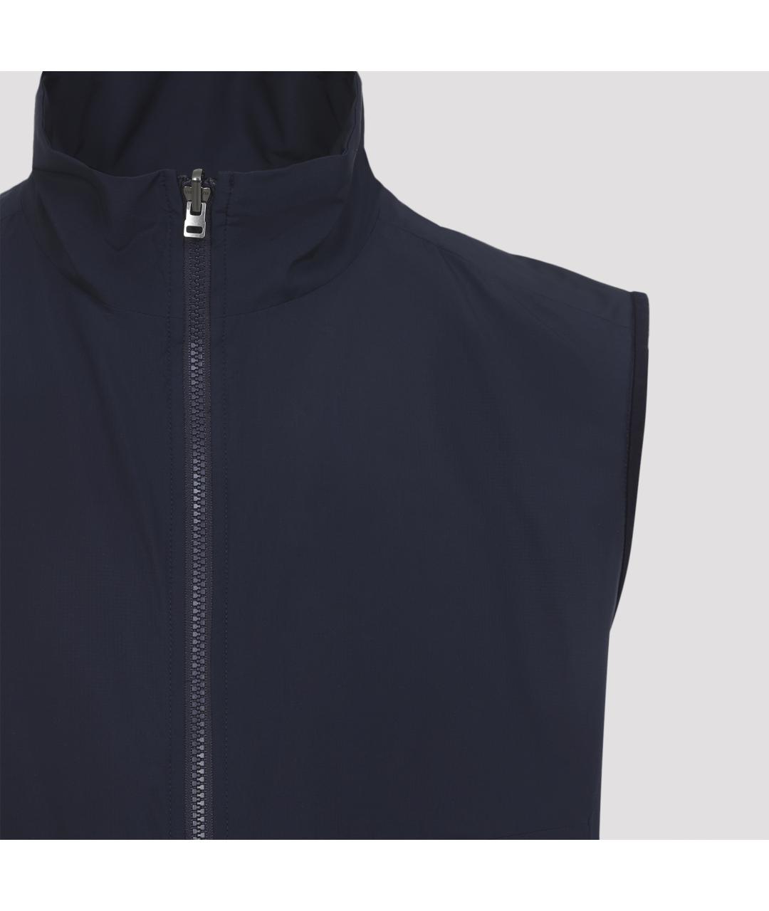 SEASE Синий шерстяной жилет, фото 7