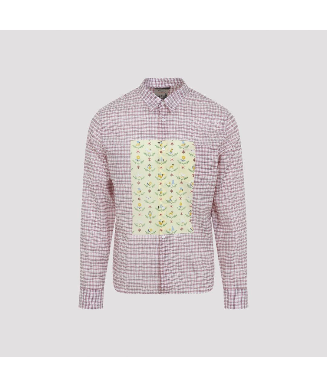 PRADA Мульти хлопковая кэжуал рубашка, фото 2