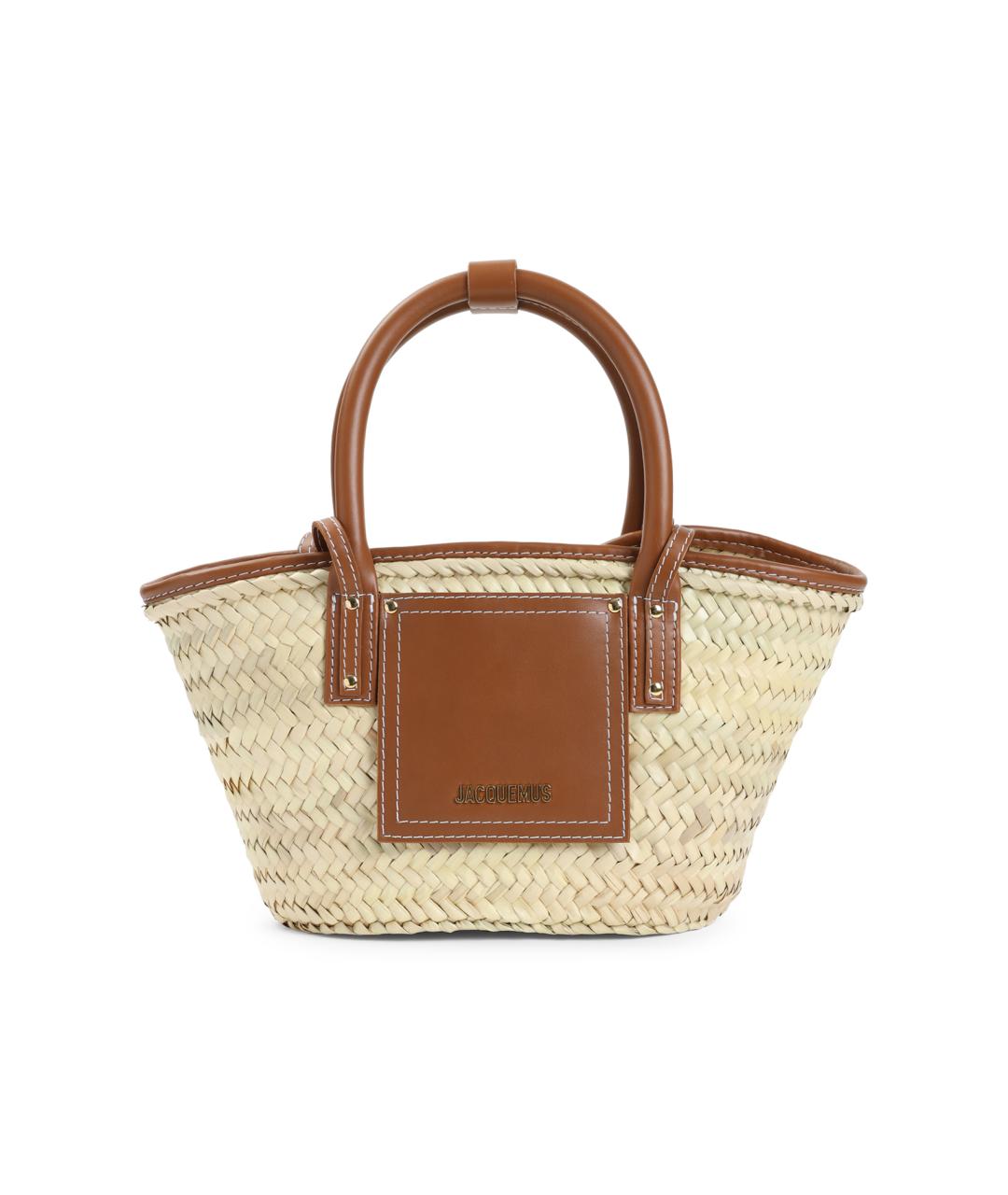 JACQUEMUS Бежевая сумка тоут, фото 1