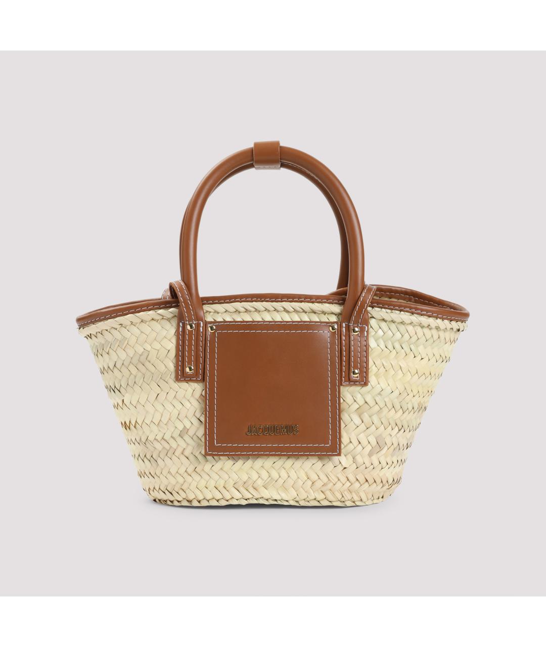 JACQUEMUS Бежевая сумка тоут, фото 3