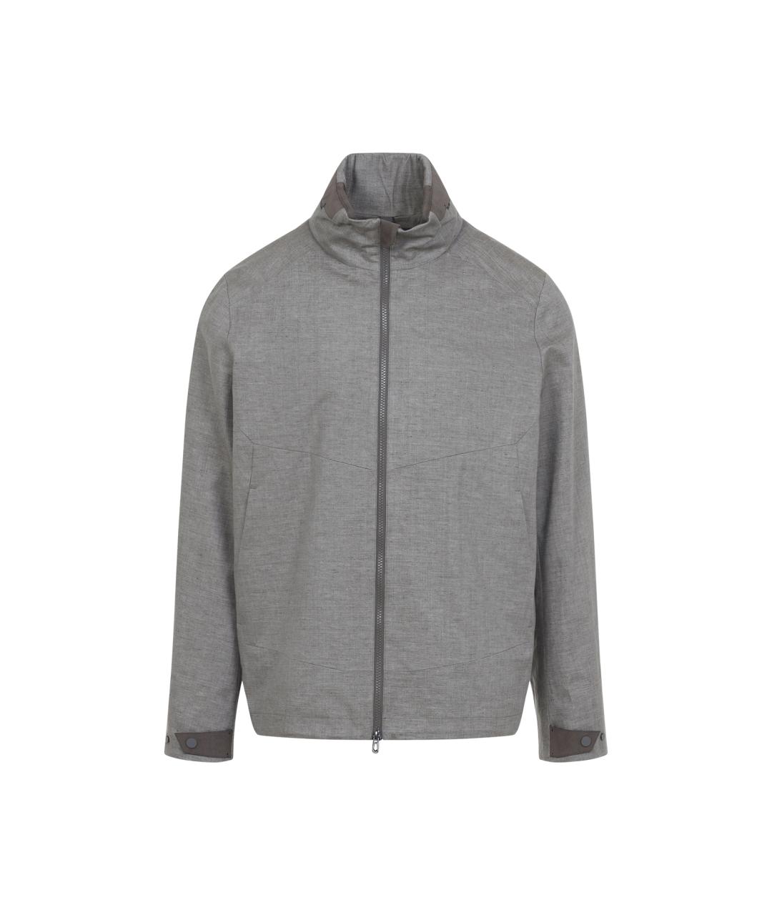 SEASE Серая льняная куртка, фото 2